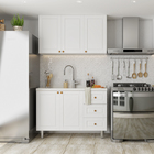 Armário Superior 3 Portas Madeira Branca 120cm Provençal Spring