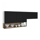 Armário Superior Para Cozinha 3 Portas Com Nicho Bali Itatiai