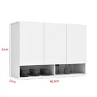 Armário Superior Para Cozinha Milão 3 Portas - Ej Móveis