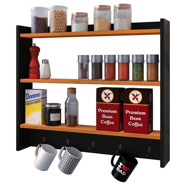 Armário Suporte Xícaras Armarinho Amélia Nicho Organizadora D