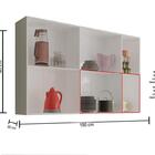 Armario Suspenso 10 Portas Irlanda Branco Bela Casa