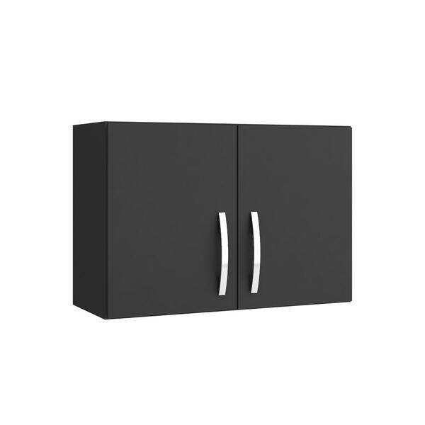 Armário Suspenso 2 Portas Cardiff Preto