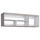 Armário Suspenso 3 Portas Envira Tamarindo Branco