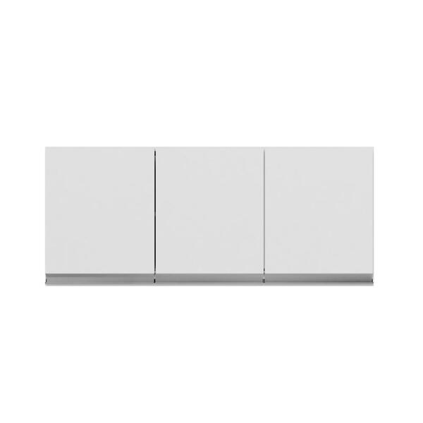 Armário Suspenso 3 Portas Plymouth Branco