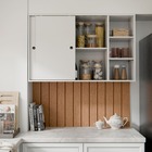 Armário Suspenso Aéreo de Parede Multiuso Cozinha Porta Tempe