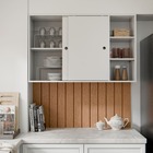 Armário Suspenso Aéreo de Parede Multiuso Cozinha Porta Tempe