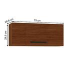 Armário Suspenso Com 1 Porta Charlotte Nogueira Off White