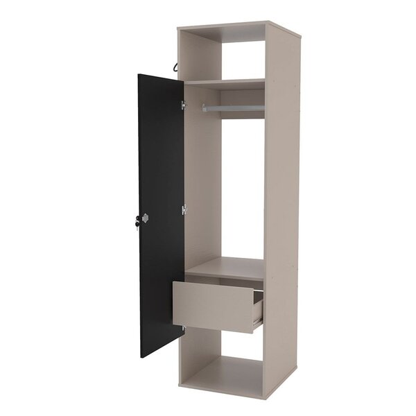 Armário Suspenso Com 1 Suporte Para Bicicleta 1 Porta Nepal