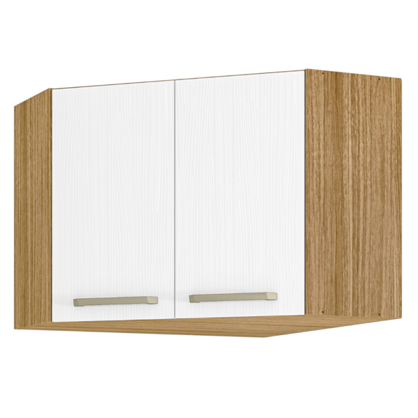 Armário Suspenso De Canto 2 Portas Tulsa Freijó Supremo