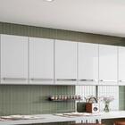 Armario Suspenso De Parede 6 Portas Branco Maldivas Brienza M