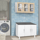 Armário Suspenso Dellas Com 3 Portas Com Vidro Temperado - Be