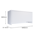 Armário Suspenso Delta Lavanderia Com Cabideiro E Porta - Jm3