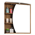 Armário Suspenso Para Banheiro 01 Porta 60 Cm Com Espelho Dun