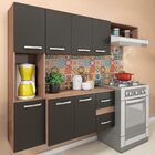 Armário Suspenso Para Cozinha Mali 180 X 136 Cm Balcão Tampo