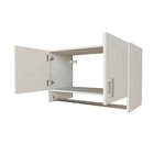 Armário Suspenso Para Lavandeira Com Suporte Para Cabides Bra