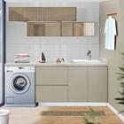 Armário Suspenso Para Lavanderia 4 Módulos Em Vidro Reflecta