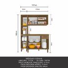 Armário Tieli Paneleiro Simples 3 Peças Boreal - Móveis Arapo