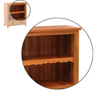 Armário Toalheiro 80cm Madeira Maciça Natural