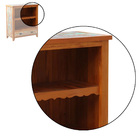 Armário Toalheiro 80cm Madeira Maciça Pátina