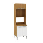 Armário Torre Para Cozinha Max 62x195 Cm 4 Portas Nicho Forno