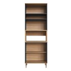 Armário Torre Quente 0,80m 2 Fornos 3 Portas Isabelle Freijó/