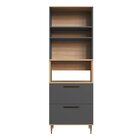 Armário Torre Quente 2 Fornos 1 Porta 2 Gavetões Isabelle Fre