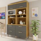 Armário Torre Quente 4 Portas 2 Gavetas 100% Mdf Princesa Fre