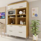 Armário Torre Quente 4 Portas 2 Gavetas 100% Mdf Princesa Fre