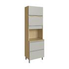 Armário Torre Quente Cozinha Cairo Com 2 Portas E 2 Gavetas