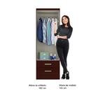 Armário Utilitário Multiuso 2 Portas 2gavetas Mogno