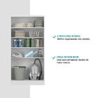 Armário Utilitário Multiuso 2 Portas Branco Carraro