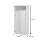 Armário Utilitário Multiuso 2 Portas Carraro