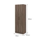 Armário Utilitário Multiuso 2 Portas Legno Carraro