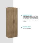 Armário Utilitário Multiuso 2 Portas Noce Carraro