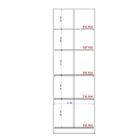 Armário Utilitário Paneleiro 2 Portas Noce Carraro