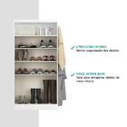 Armário Utilitário Sapateira 2 Portas Branco Carraro
