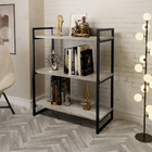 Armário Veneza Mdf Multiuso Estilo Industrial - Maple