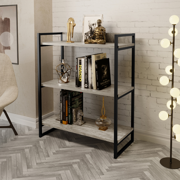 Armário Veneza Mdf Multiuso Estilo Industrial - Maple