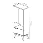 Armário Vincent Off White/cumarú