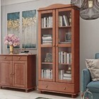 Armário Vitrine Para Cozinha Linha Rubi Imbuia 2 Portas De Vi