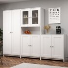 Armários Americanos Para Cozinha 3 Peças Branco Gelo