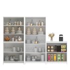 Armários Americanos Para Cozinha 3 Peças Branco Gelo