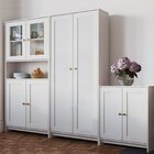 Armários Americanos Para Cozinha 3 Peças Branco Gelo