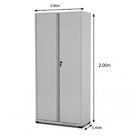 Armários De Aço Multiuso Alto - 2,00x0,90x0,40m - Chapa # 26/