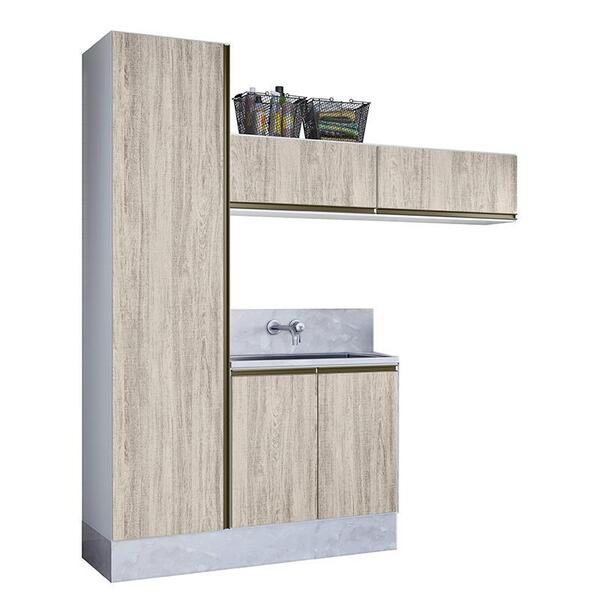 Armários Multiuso Lavanderia Kali Premium 4 Peças - Nicioli