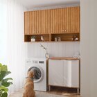 Armários Multiuso Para Área De Serviço 3 Peças Com 6 Portas D