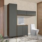 Armários Para Banheiro 4 Módulos 100% Mdf Com Porta Basculant