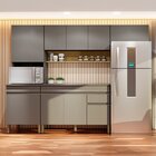 Armários Para Cozinha Com Balcão E Tampo Line 150cm Freijó