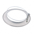 Aro de Arremate com Braçadeira para Aquecedor de Água a Gás 100mm Flextic WDB