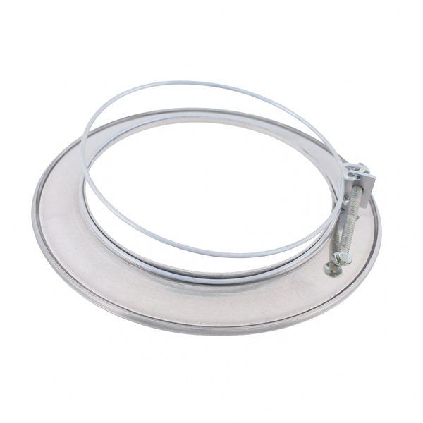 Aro de Arremate com Braçadeira para Aquecedor de Água a Gás 100mm Flextic WDB